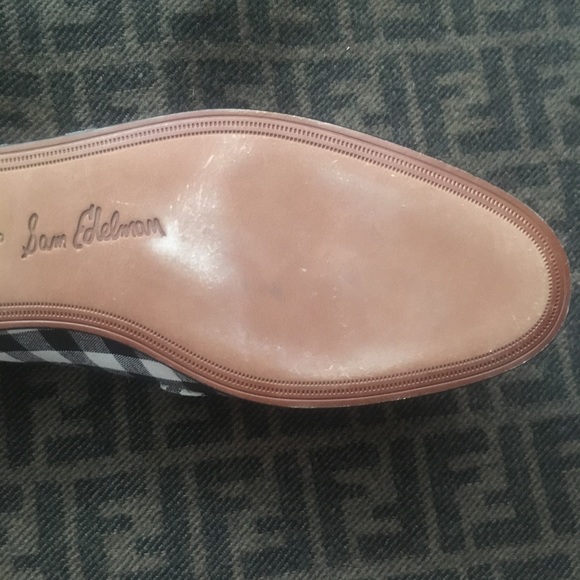 NWOT*Sam Edelman Gingham Mules, Size 9 - Picture 6 of 8